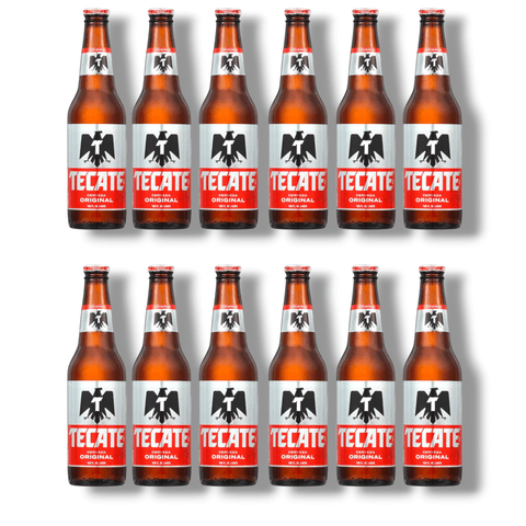Tecate Original Mexican Lager Bier 0,325l – Mexikanisches Lagerbier 4,5 % Vol.
