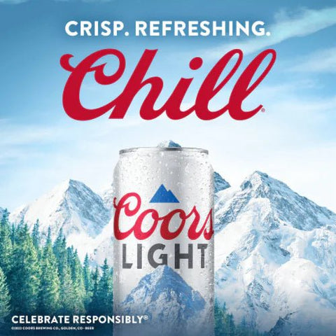 Coors Light 355ml Dose - Original Import aus den USA mit 4,2% Vol.