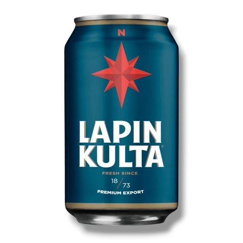 MHD 11.11.26 - Lapin Kulta Premium Lager Bier Dose 0,33l – Finnisches Lagerbier 5,2 % Vol.