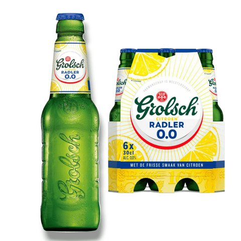 Grolsch Radler 0,0% Zitrone 0,3l- Das alkoholfreie Radler