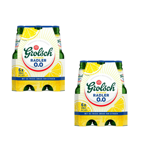 Grolsch Radler 0,0% Zitrone 0,3l- Das alkoholfreie Radler