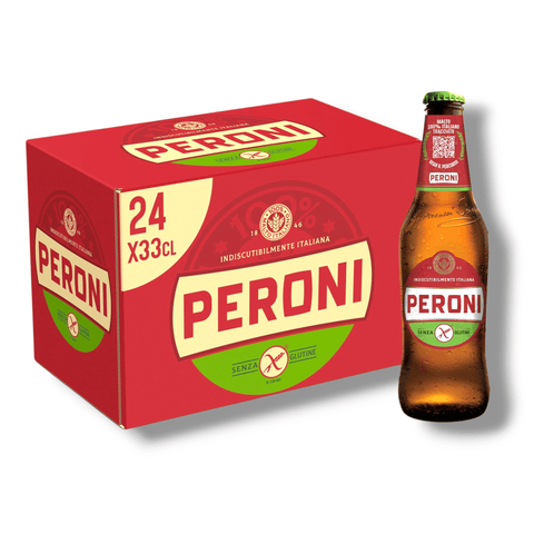 Peroni Senza Glutine 0,33l– Italienisches glutenfreies Lagerbier 5,1 % Vol.