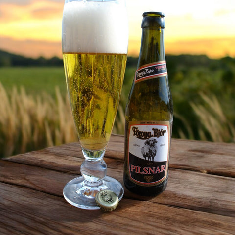 Föroya Bjor Pilsnar 0,33l – Bier von den Färöer 4,6% Vol.