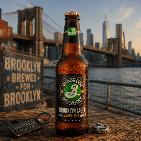 Brooklyn Lager 0,33l – American Amber Lager 5,2 % Vol.