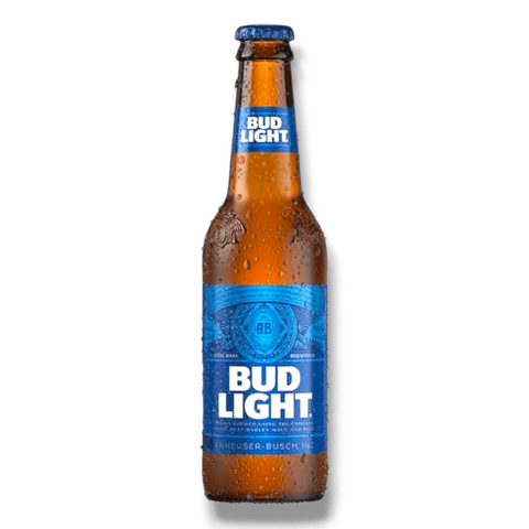 Einzelflasche Bud Light 355 ml – leichtes, erfrischendes Lagerbier in klassischer Flaschengröße