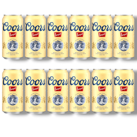 Zwölferpack Coors Banquet 12oz Dosen – klassisches US-Lagerbier mit Tradition