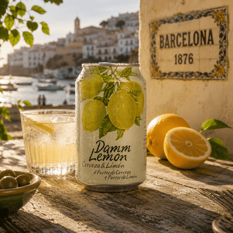 Damm Lemon 0,33 l Dose – Mediterranes Radler 3,2 % Vol.