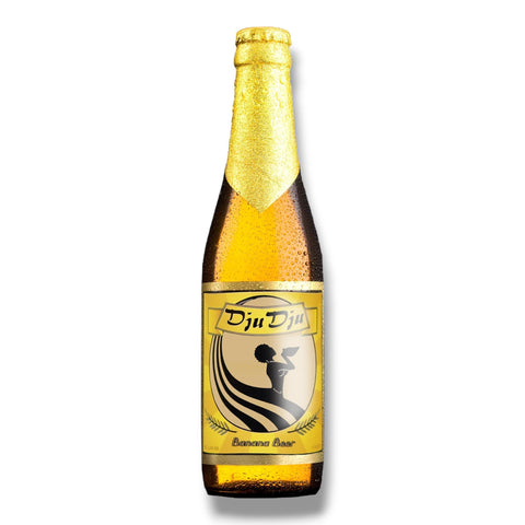 DjuDju Banana exotisches Bananenbier mit 3,6 % Vol. in der 0,33-l-Glasflasche