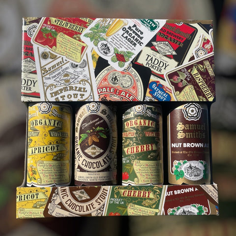 Samuel Smith Geschenkset – 4 Bio-Biere mit Frucht- & Schokoladenaromen