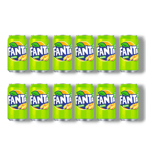 12er Pack Fanta Exotic 330ml Dosen – fruchtige Erfrischung