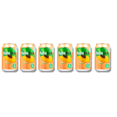 6er-Pack Fuze Tea Pfirsich – harmonischer Eistee im praktischen Set