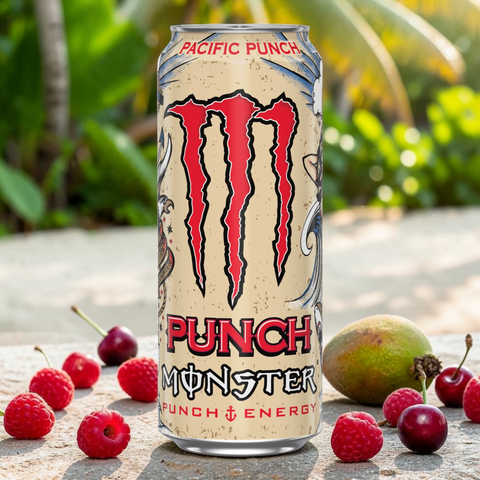Monster Energy Pacific Punch 0,5l-Fruchtiger Energy Drink