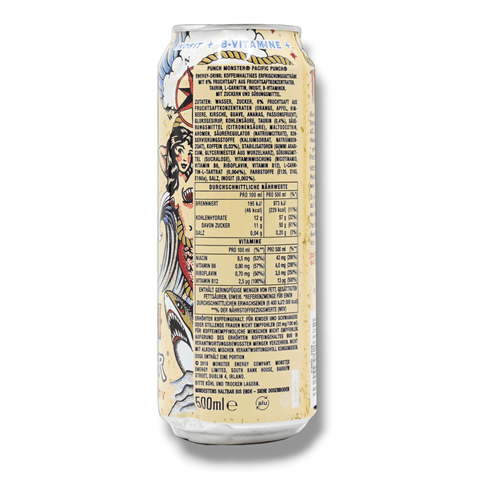 Monster Energy Pacific Punch 0,5l-Fruchtiger Energy Drink
