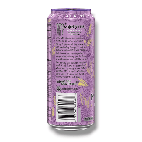 Monster Energy Ultra Wild Passion  473 ml- USA Import  Zuckerfrei