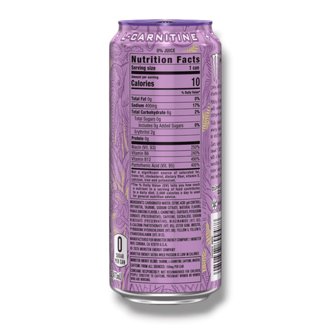 Monster Energy Ultra Wild Passion  473 ml- USA Import  Zuckerfrei