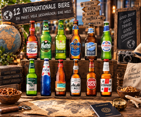 Internationales Bierpaket – 12 Biere aus aller Welt