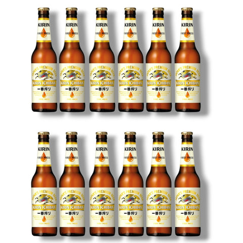 Kirin Ichiban 0,33l - Japanisches Premium Bier 5% Vol.