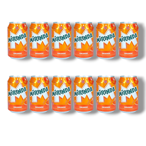 12 Dosen Mirinda Orange – fruchtige Limonade im praktischen Vorratspack