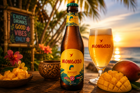 Mongozo Mango 0,33l – Glutenfreies Bio-Mangobier 3,6 % Vol.