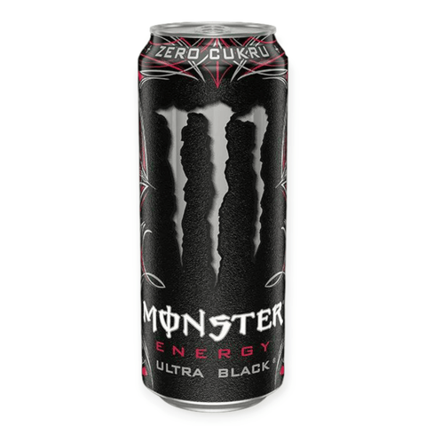 Monster Energy Ultra Black 500ml Dose – Vorderansicht