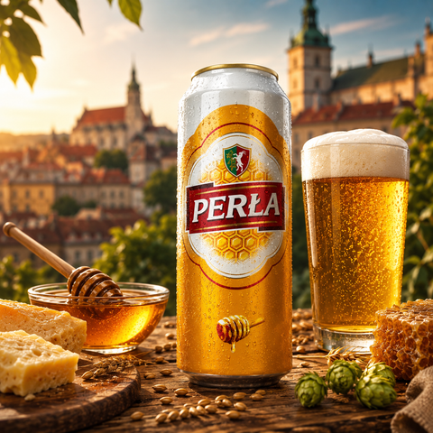 Perla Miodowa 0,5l Dose – Polnisches Honigbier 5,4 % Vol.