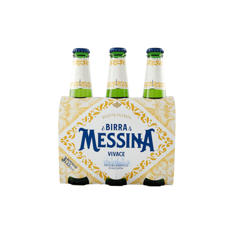 Birra Messina Vivace 0,33l - gefiltertes Lager aus Italien mit 4,5% Vol.