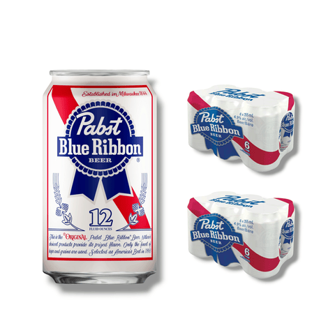 Pabst Blue Ribbon Beer 355 ml – Amerikanisches Lagerbier 4,8 % Vol.