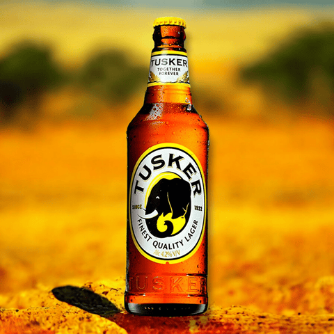 Tusker Lager Bier 0,5l– Kenianisches Premium Bier 4,2% Vol.