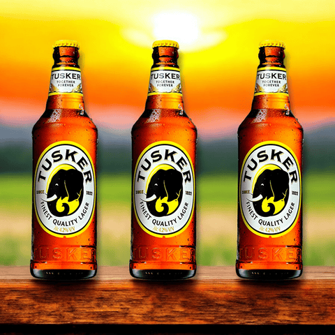 Tusker Lager Bier 0,5l– Kenianisches Premium Bier 4,2% Vol.