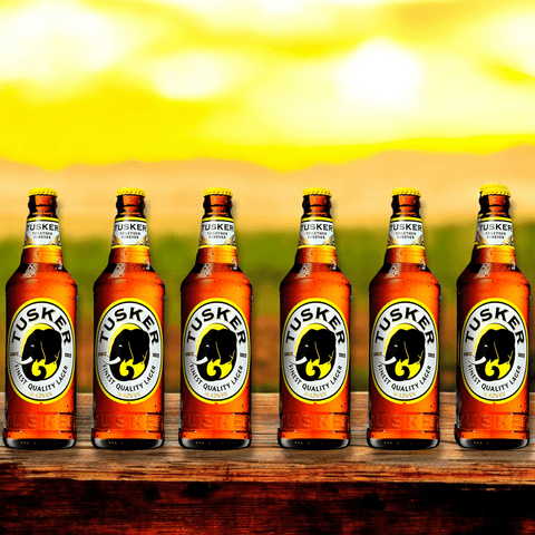 Tusker Lager Bier 0,5l– Kenianisches Premium Bier 4,2% Vol.