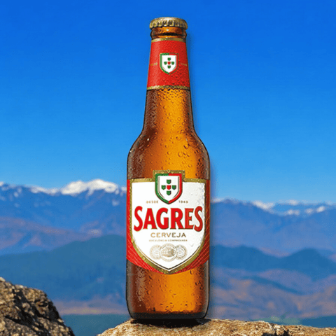 Sagres Original 0,33 l – Portugiesisches Pilsner 5,0 % Vol.