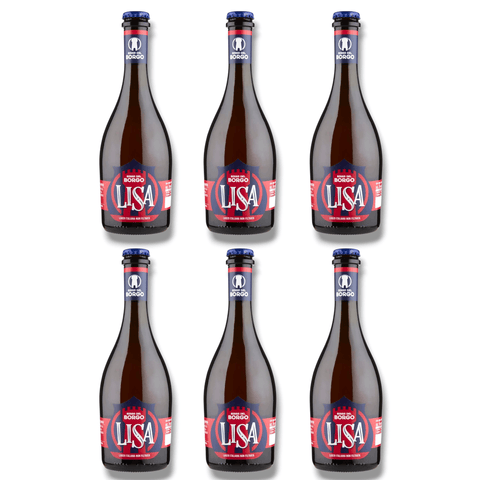 Birra del Borgo LISA 0,5l – Unfiltriertes italienisches Lagerbier mit 5 % Vol.
