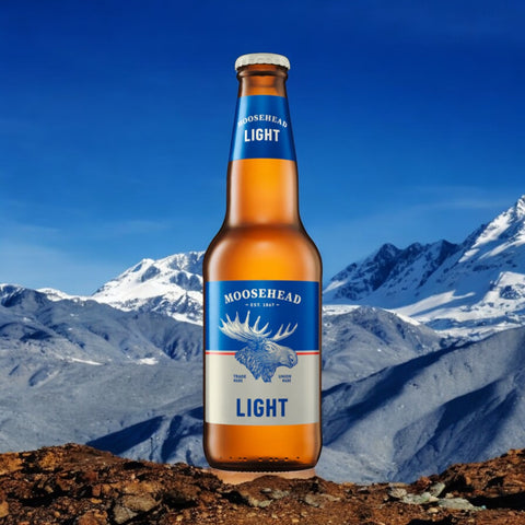 Moosehead Light Flasche 341ml - Leichtbier aus Kanada mit 4% Vol.