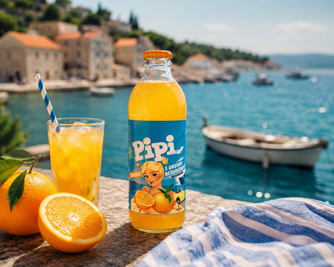 Pipi Limonade 0,25l – Kult-Orangenlimonade aus Kroatien