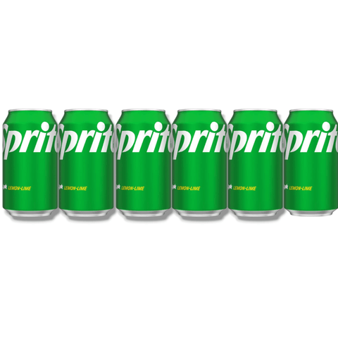 Sprite 6er-Pack – 6 Dosen spritzige Zitronenlimonade à 330ml, klassisch & erfrischend