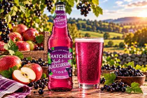 Thatchers Apple & Blackcurrant 0,5l – Fruchtcider 4,0 % Vol.