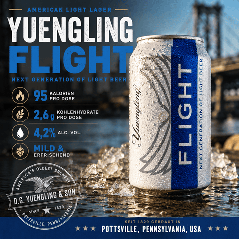 Yuengling Flight 0,35l– American Light Lager 4,2% Vol.