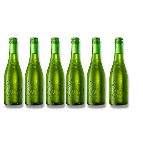 Alhambra Reserva 1925 – 6er-Pack mit 330 ml Flaschen, spanisches Lagerbier in Mehrwegflasche