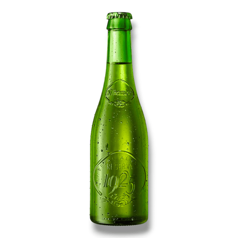 Alhambra Reserva 1925 Bier Einzelflasche 330 ml – spanisches Premium-Lager in grüner Reliefflasche