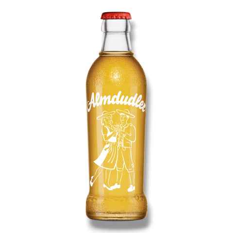 Almdudler Original Alpenkräuterlimonade in der 0,35-l-Mehrweg-Glasflasche aus Österreich