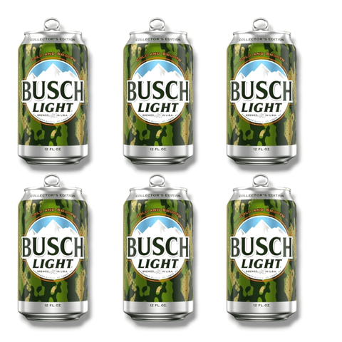Busch Light 0,35l – Leichtes amerikanisches Lagerbier 4.1 % Vol.- Collectors Edition
