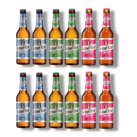 Berliner Weisse Mix 12er Pack mit gemischten Berliner Weisse Sorten 330ml