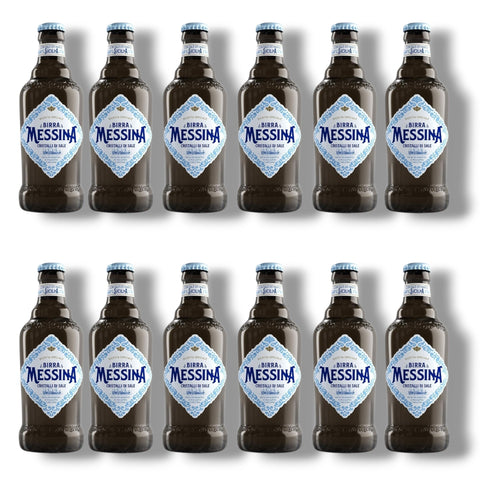 Birra Messina Cristalli di Sale 12er Pack – italienisches Premium Lagerbier 12 × 330 ml