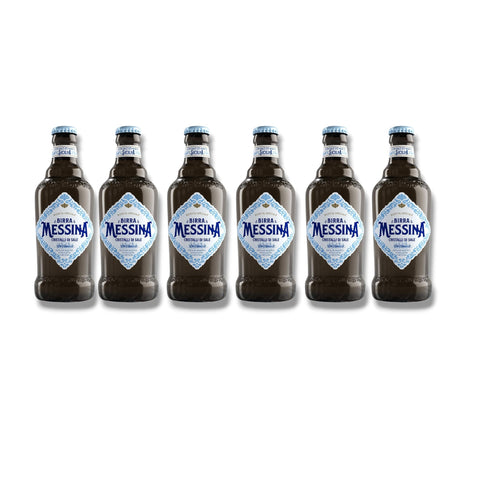 Birra Messina Cristalli di Sale 6er Pack – italienisches Premium Lagerbier 6 × 330 ml
