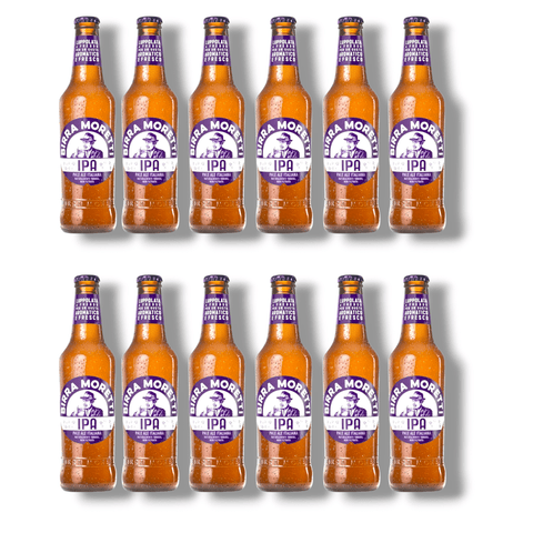 Birra Moretti IPA 12er Pack 330ml Flaschen mit fruchtigen Hopfenaromen