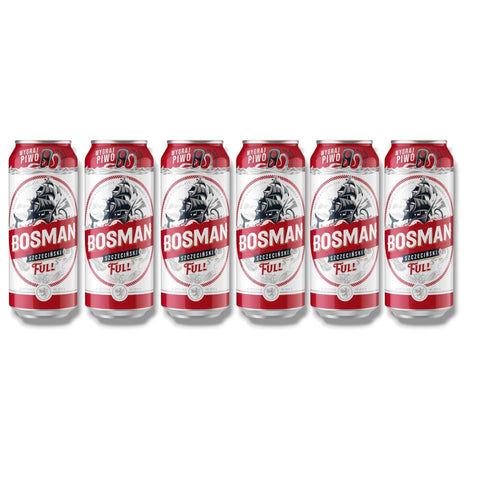 6 Dosen Bosman Full 0,5 l