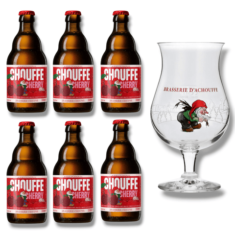 La Chouffe Geschenkset- belgisches Bier & Orignalglas