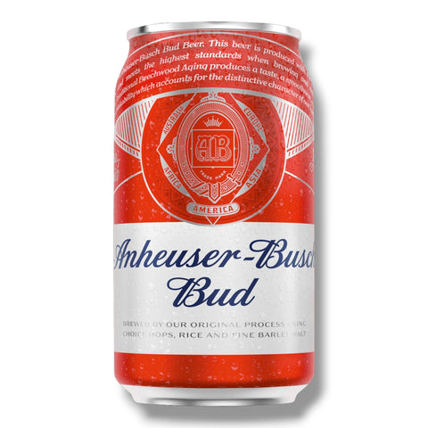 Bud Beer 330ml Dose American Lager Bier Vorderseite