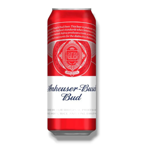 Bud Beer 500ml Dose American Lager Bier Vorderseite