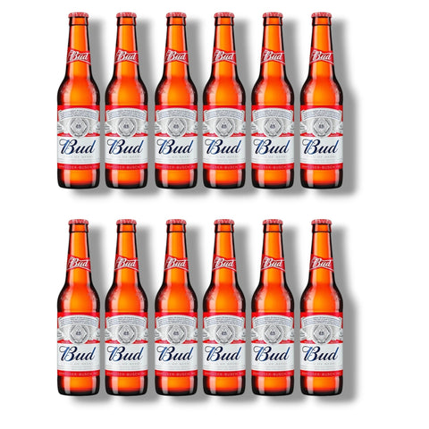 Bud Bier 12er Pack – American Lagerbier 12 x 0,33 l